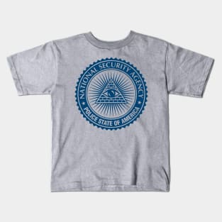 NSA - Police State of America Kids T-Shirt